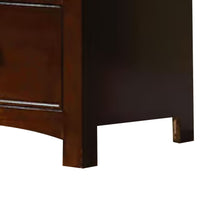 Gyla 48 Inch Modern Youth Desk, Solid Wood With Dark Espresso Brown Finish - BM300581