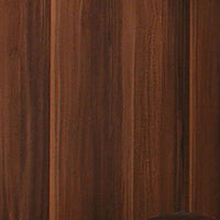 Liam 22 Inch Square Side End Table, Brown Wood, Pedestal Base, Glass Top - BM300738