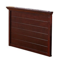 Toni Twin Size Trundle Bed with 6 Drawers, Bookcase Headboard, Brown Wood - BM301418