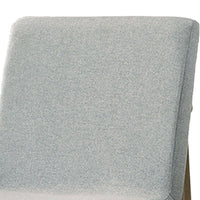 19 Inch Dining Chair, Set of 2, Gray Fabric, Parson Style, Cushioned Seat - BM302204