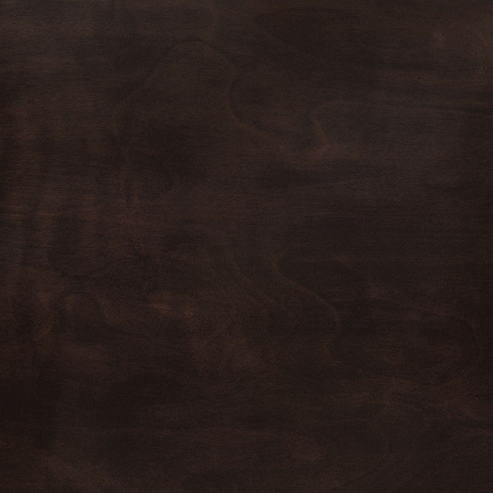 59 Inch Rectangular Dining Table, Tapered Legs, Dark Cappuccino Brown Wood - BM302437