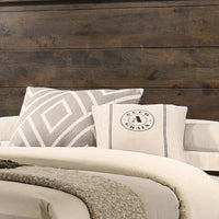 Frio Queen Size Storage Bed, 2 Drawers, Low Platform Design, Rustic Brown
