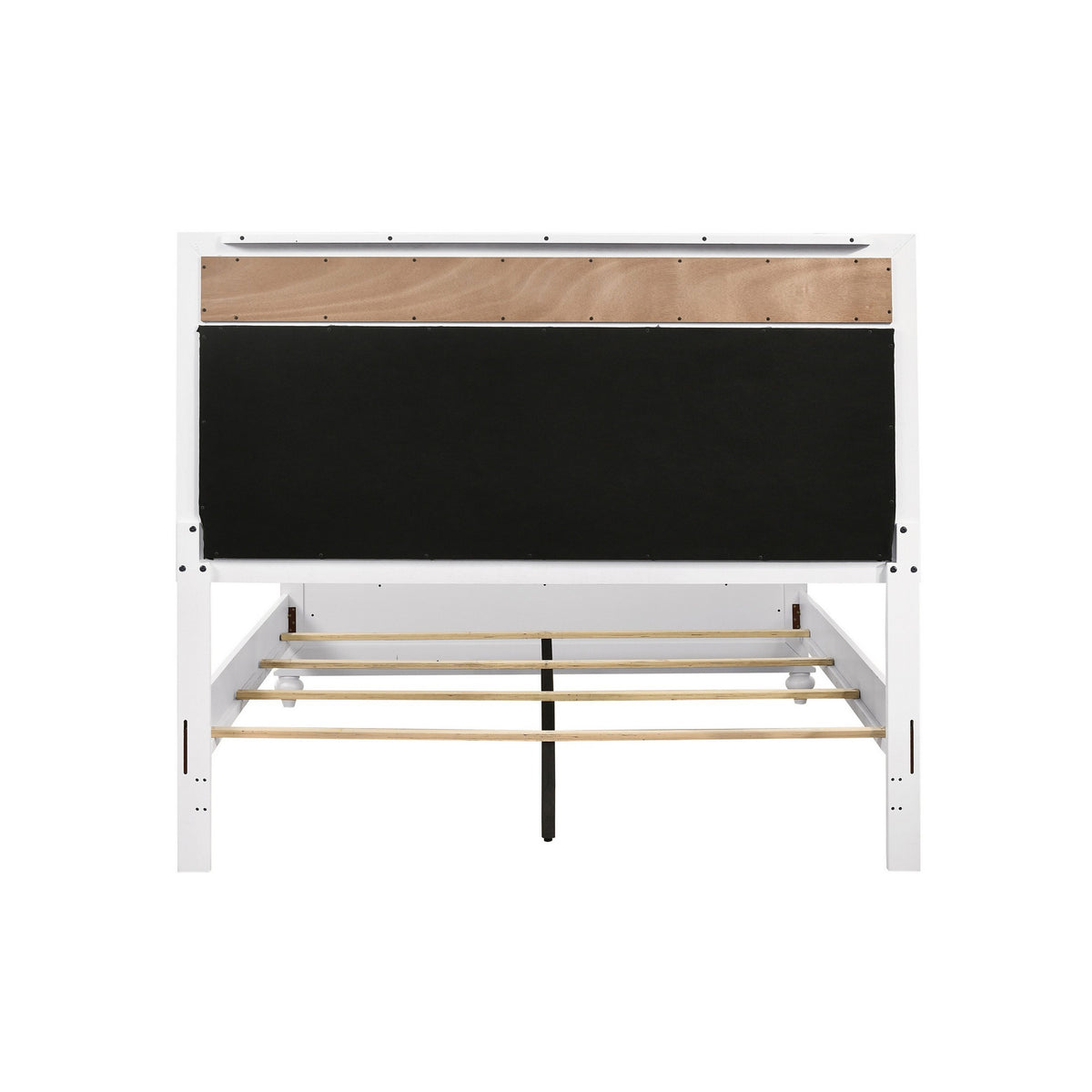 Dini Queen Panel Bed, Glitter Headboard, Channeled Metallic Gray Upholstery