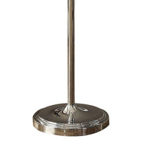 Shine 61 Inch Floor Lamp, Chandelier Style, Crystal and Metal, Chrome - BM308929