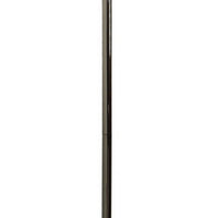 Hana 61 Inch Floor Lamp, Modern Crystal Glass Shade, Metal, Black Nickel - BM308987