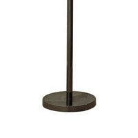 Hana 61 Inch Floor Lamp, Modern Crystal Glass Shade, Metal, Black Nickel - BM308987