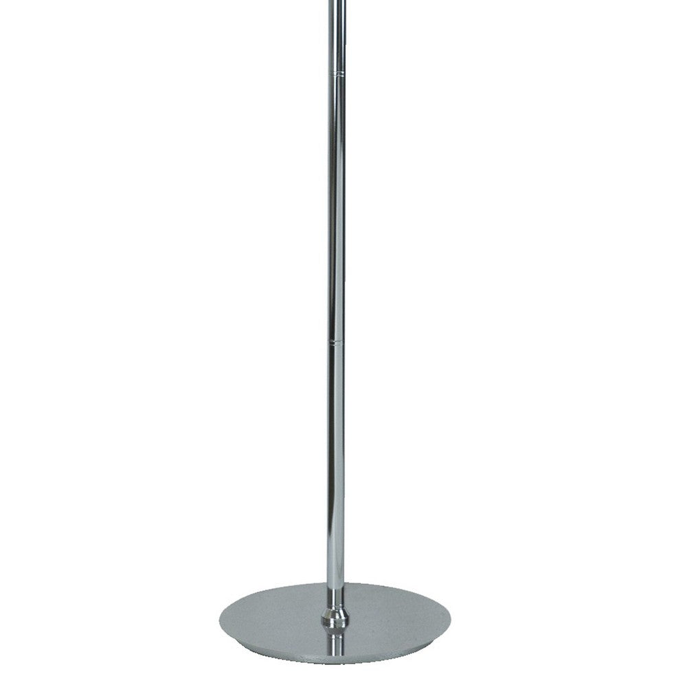 Sea 61 Inch Floor Lamp, Accent Twisted LED, Modern Style, Chrome Base - BM309030