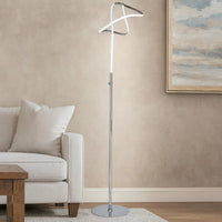 Sea 61 Inch Floor Lamp, Accent Twisted LED, Modern Style, Chrome Base - BM309030