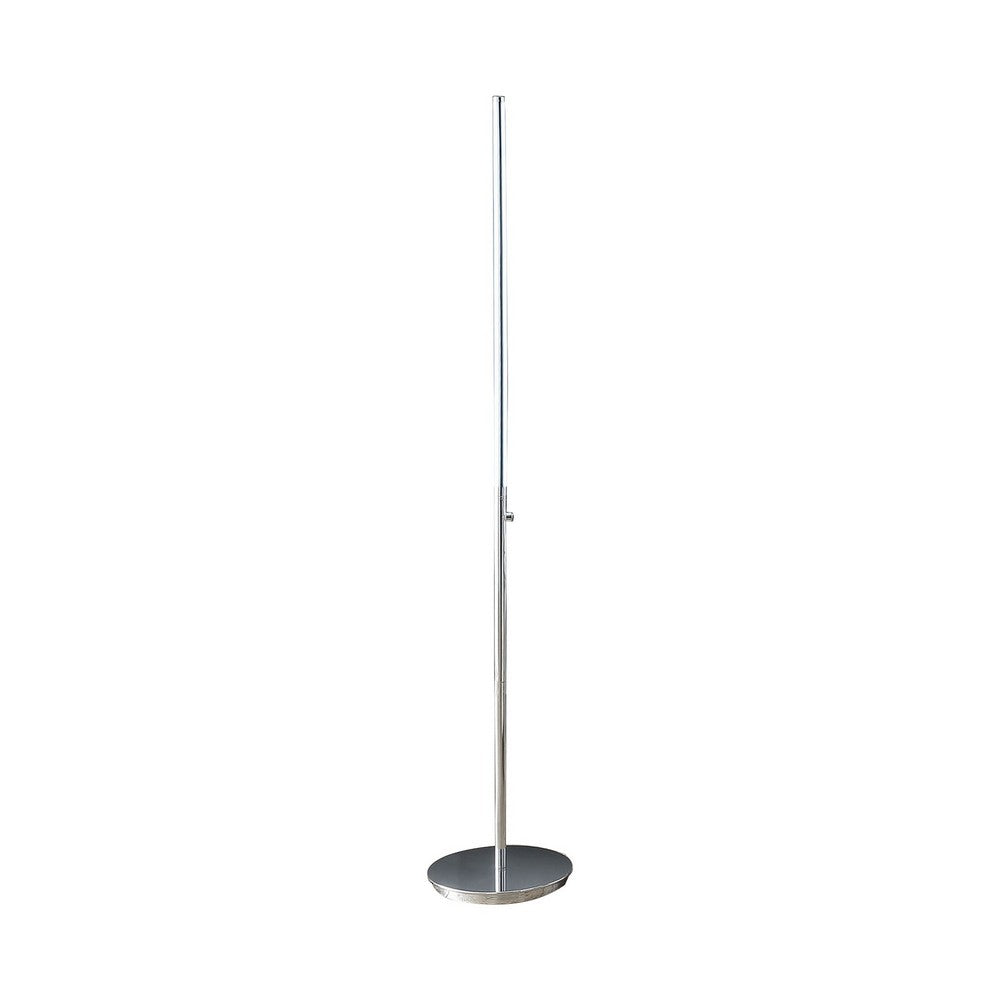 Fizo 60 Inch Floor Lamp, LED Light, Metal Base with Touch Switch, Chrome - BM309055