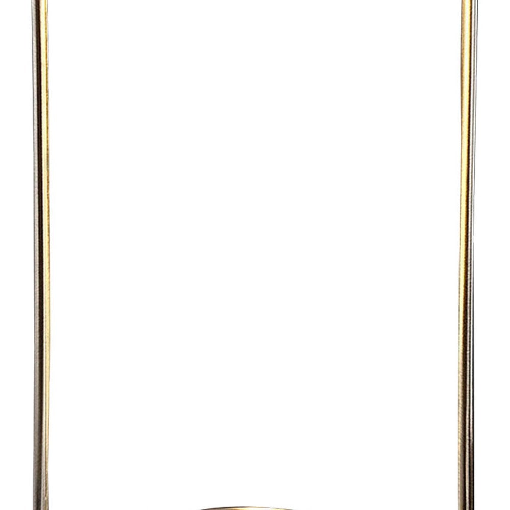 Gizo 21 Inch Table Lamp, LED Light, Wireless Charging, Metal Base, Brass - BM309056