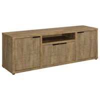 Tag 60 Inch TV Media Entertainment Console, 4 Cabinets, MDF, Mango Brown  - BM309184