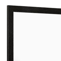 Sami 40 x 40 Dresser Mirror, Embossed Texture, Modern Style, Black Wood  - BM309515