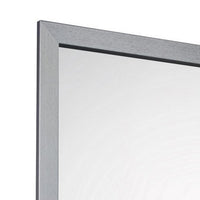 Moko 40 x 40 Dresser Mirror, Square, Modern Style, Gray Finished Frame - BM309531