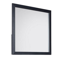 Moko 40 x 40 Dresser Mirror, Square Shape, Modern Style, Black Finished Frame - BM309532