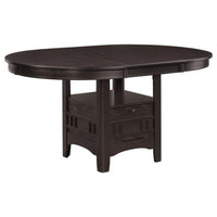 5 Piece Dining Set, 42 Inch Round Extendable Table With 4 Chairs, Espresso