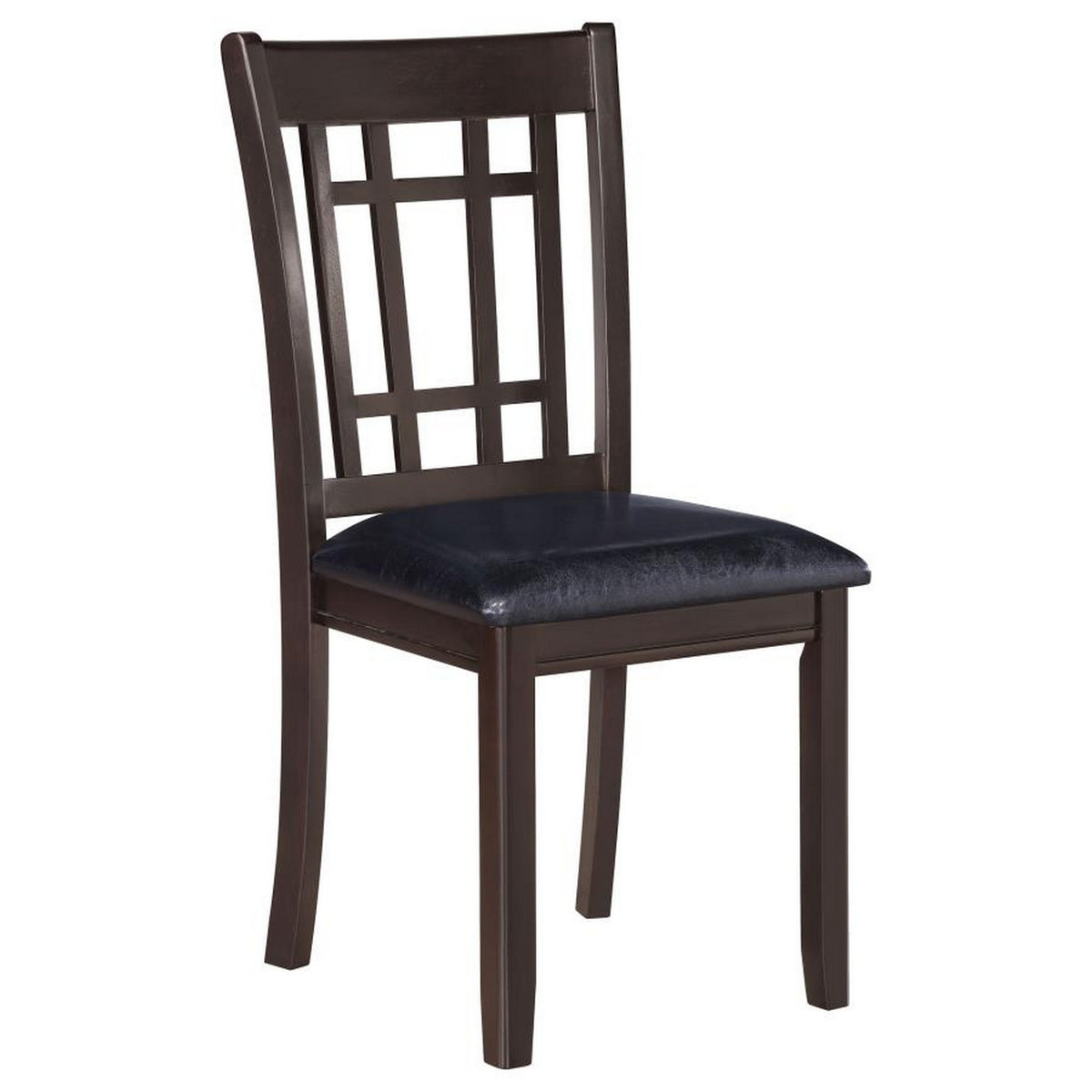 5 Piece Dining Set, 42 Inch Round Extendable Table With 4 Chairs, Espresso
