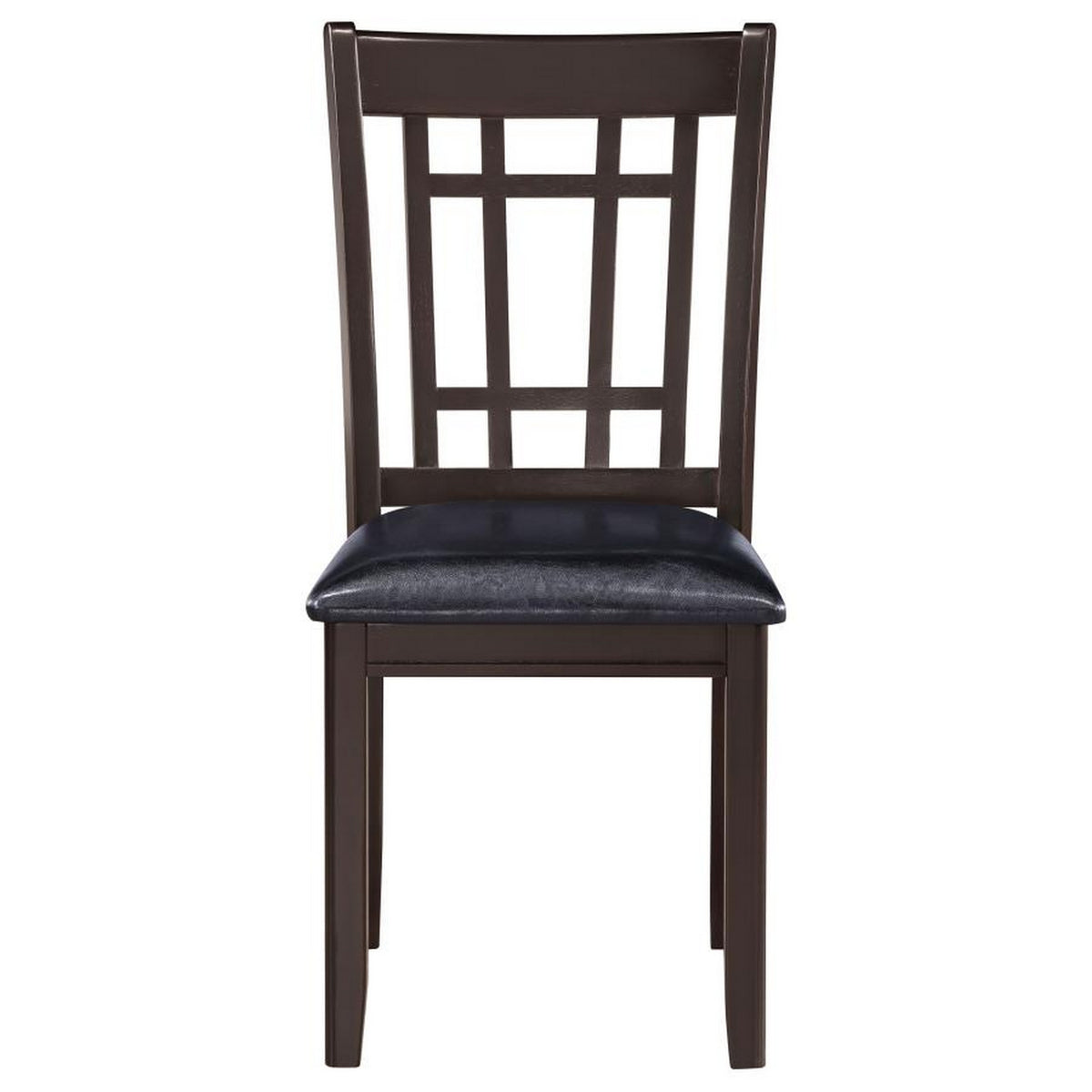 5 Piece Dining Set, 42 Inch Round Extendable Table With 4 Chairs, Espresso