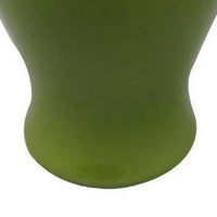 Teli 18 Inch Decorative Temple Ginger Jar, Smooth Ceramic, Glossy Green - BM309725