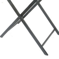 24 Inch Plant Stands Set of 2, White Marble Top, Minimalist Black Frame - BM309838
