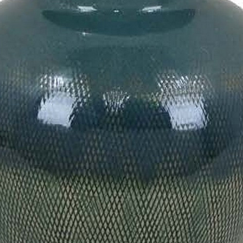 Caty 15 Inch Temple Jar, Finial Dome Lids, Classic, Ceramic, Green Finish - BM310135