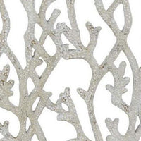 Spark 20 Inch Coral Table Top Decor, Coastal Design, Resin, Antique White - BM310167