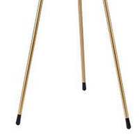 Zeri 59 Inch Floor Lamp, Modern Style Tripod Legs, Metal, Black and Gold - BM311071