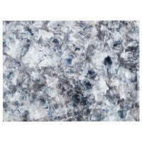 Ica 5 x 7 Area Rug, Non Slip Canvas Backing, Tie Dye Polyester, Gray - BM311084