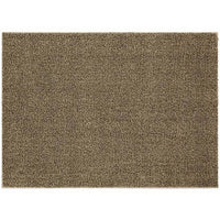 Dufu 8 x 10 Area Rug, Large, Hard Latex Backing, Polyester, Dark Beige - BM311091