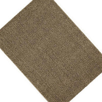 Dufu 8 x 10 Area Rug, Large, Hard Latex Backing, Polyester, Dark Beige - BM311091