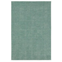 Shey 5 x 8 Area Rug, Medium, Hand Loomed Wool, No Backing, Light Teal - BM311098