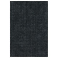 Shey 5 x 8 Area Rug, Medium, Hand Loomed Wool, No Backing, Charcoal Gray - BM311099