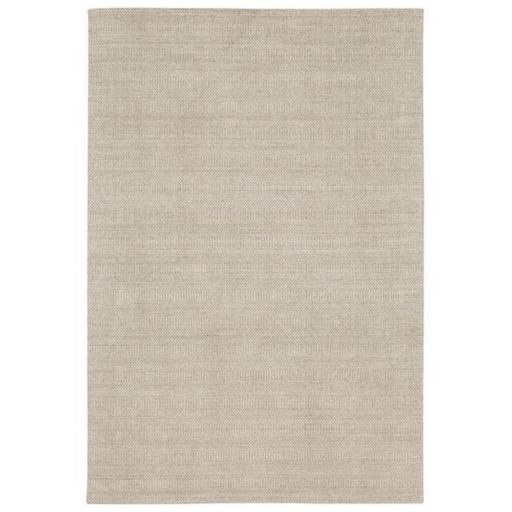 Shey 5 x 8 Area Rug, Medium, Hand Loomed Wool, No Backing, Silver Finish - BM311101