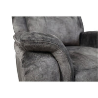 Harbor 39 Inch Manual Recliner Chair, Pocket Coils, Gray Faux Suede Velvet - BM311471