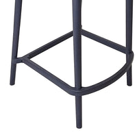 Celin 26 Inch Counter Stool Chair, Set of 4, Stackable, Mesh Back, Gray - BM311552