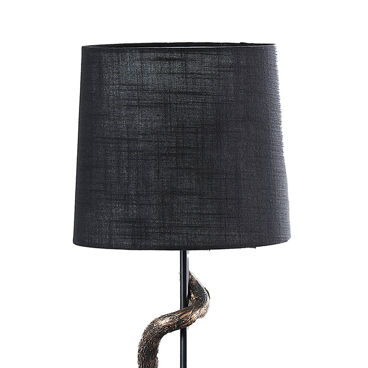 Ree 24 Inch Accent Table Lamp, Monkey Resin Sculpture, Drum Shade, Bronze - BM311589