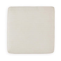 42 Inch Ottoman, Oversized Cushion, Modern Style, Soft Beige Polyester - BM311638