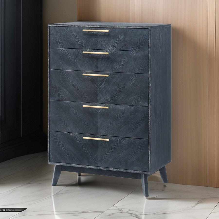 Benzara Cid Coy 47 Inch Tall Dresser Chest, 5 Drawer, Gold Metal, Ash Gray Wood - BM311766 |Benzara.com Benzara Cid Coy 47 Inch Tall Dresser Chest, 5 Drawer, Gold Metal, Ash Gray Wood - BM311766 |Benzara.com