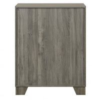 Shannon 45 Inch Tall Dresser Chest, Wood, Metal Handles, 4 Drawers, Brown - BM311825