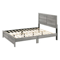 Robin King Size Bed, Platform Base, Driftwood, 8 Support Legs - BM311847