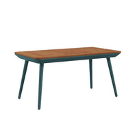 3 Piece Outdoor Coffee Table and Chairs Set, Wood Planks, Gray, Green - BM312298