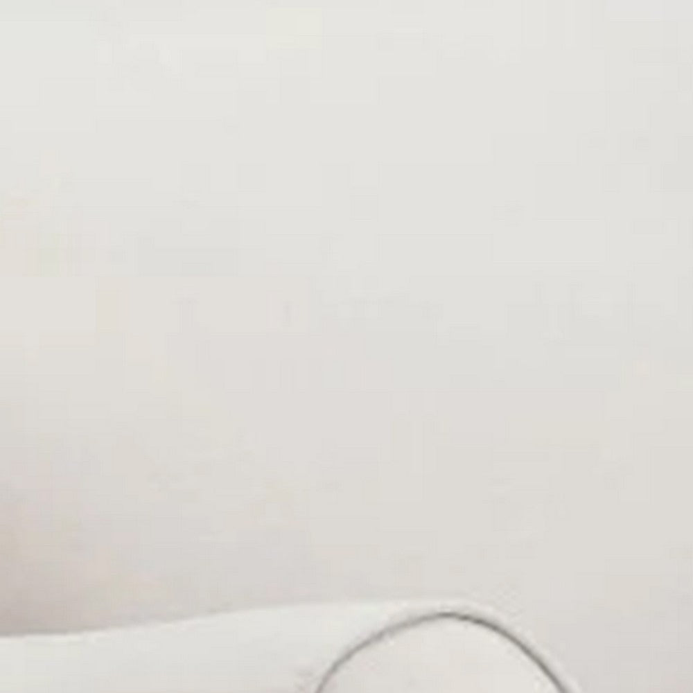 37 Inch Rocking Chair, Pocket Coil Seat, Wood Frame, Soft Beige Upholstery - BM312355