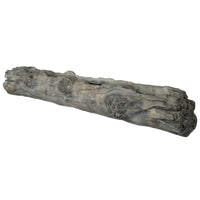 28 Inch Wall Shelf, Tree Trunk Design Home Decor, Gray Polyresin Finish - BM312764