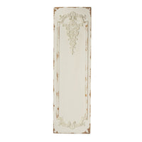 71 Inch Tall Wall Art Panel Set of 3, Traditional Design, Elegant Off White - BM312820