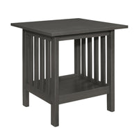 Wiston 3 Piece Table Set, 1 Coffee Table, 2 End Tables, Antique Gray Wood - BM313115