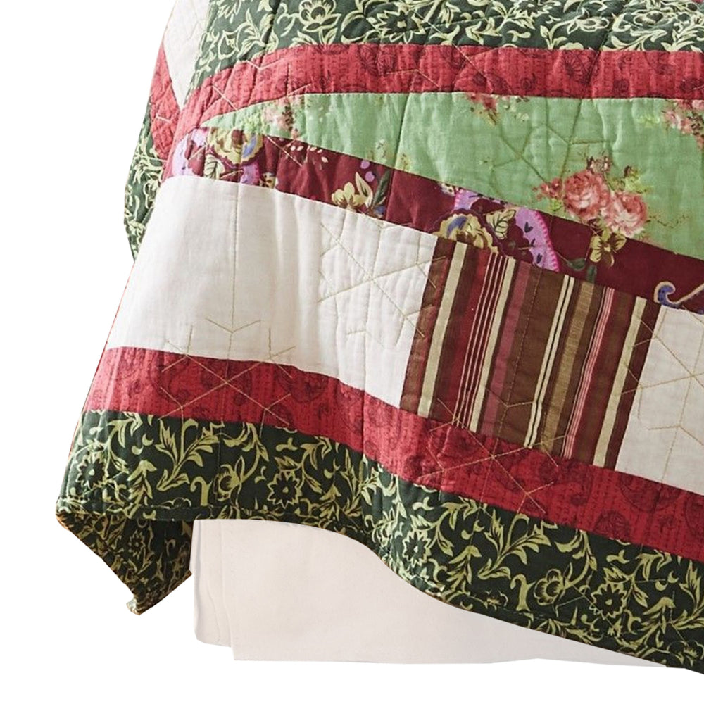 50 x 60 Cotton Quilted Throw Blanket, Christmas Tree Holiday Print - BM313275