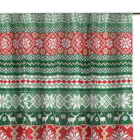 Live 72 x 72 Inch Microfiber Shower Curtains, Festive Winter Print - BM313278