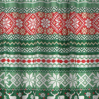 Live 72 x 72 Inch Microfiber Shower Curtains, Festive Winter Print - BM313278