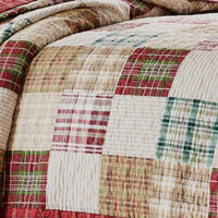 Evi Twin Quilt Set with 1 Pillow Sham, Multicolor Patchwork - BM313299