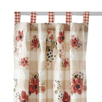 Lire 4 Piece Window Curtain Panel Set, Floral Print, Modern Multicolor - BM313311