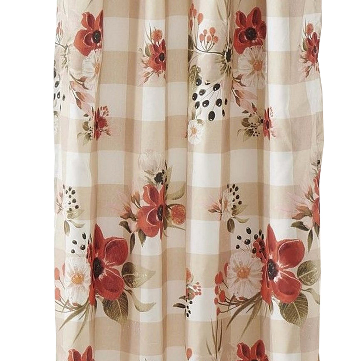 Lire 4 Piece Window Curtain Panel Set, Floral Print, Modern Multicolor - BM313311